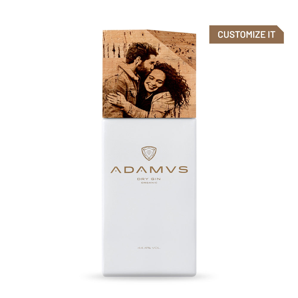 Adamus Organic Dry Gin Personalizzato 70cl (Tappo in Sughero)