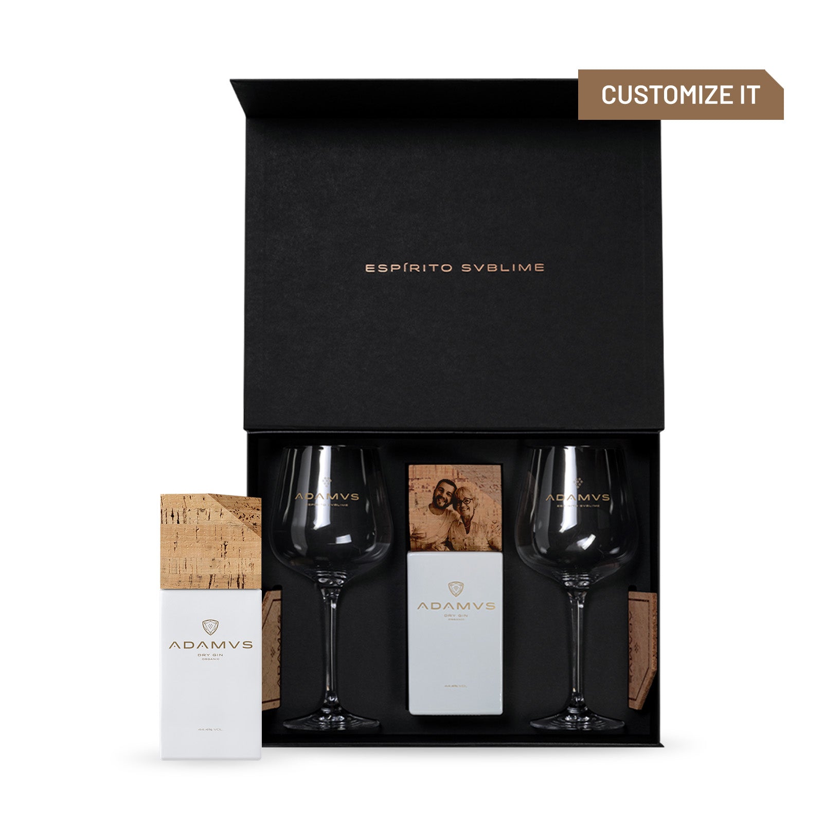 Pack 1 for Mom, 1 for Me - 1 Customized Adamus Organic Dry Gin Gift Box + 1 Adamus Organic Dry Gin