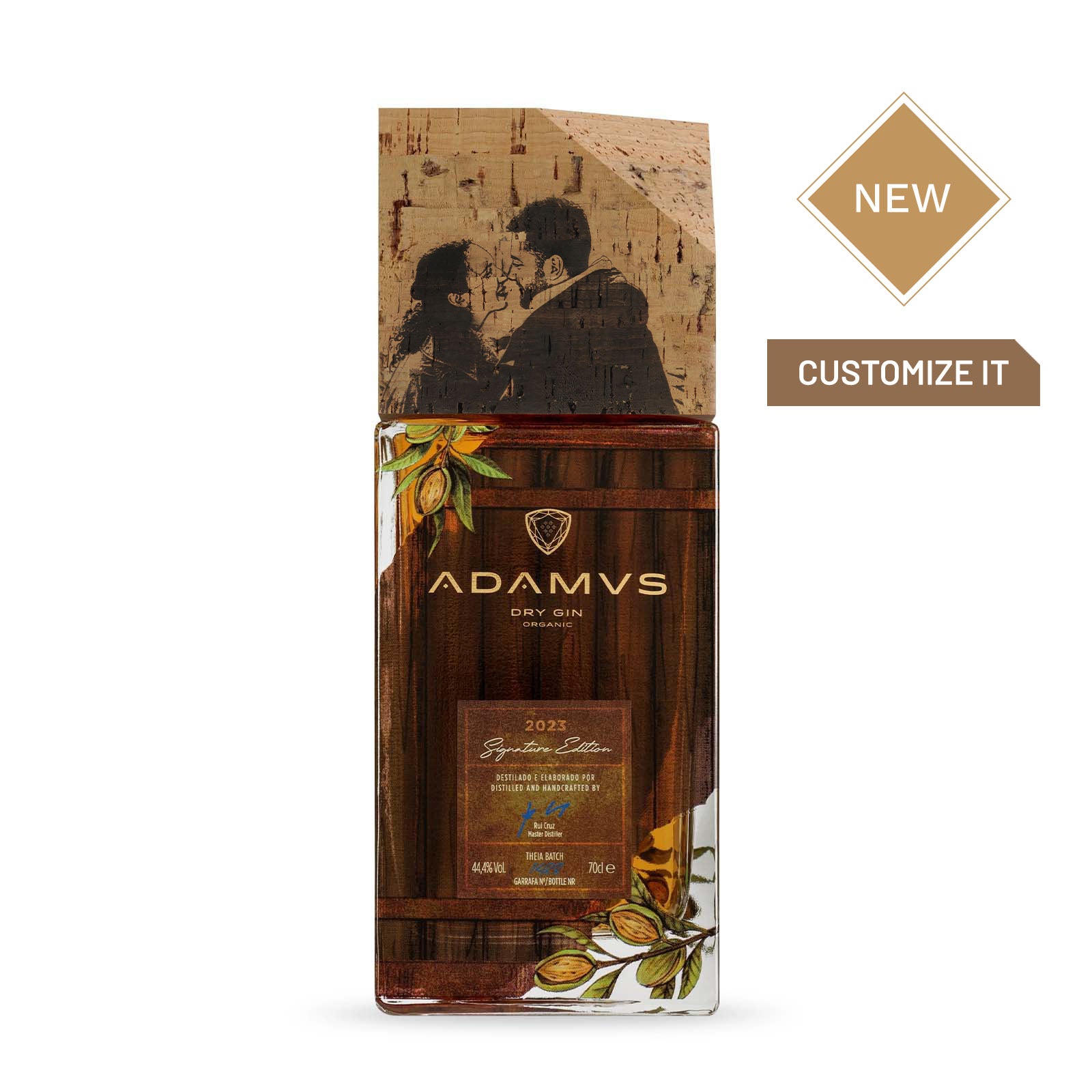 Adamus Organic Dry Gin Signature Edition 2023 Personalisiert 70cl