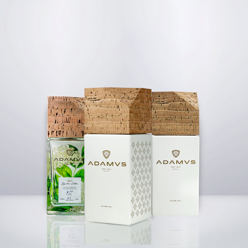 PACK 2 Adamus Organic Dry Gin + 1 Adamus Signature Edition 2021