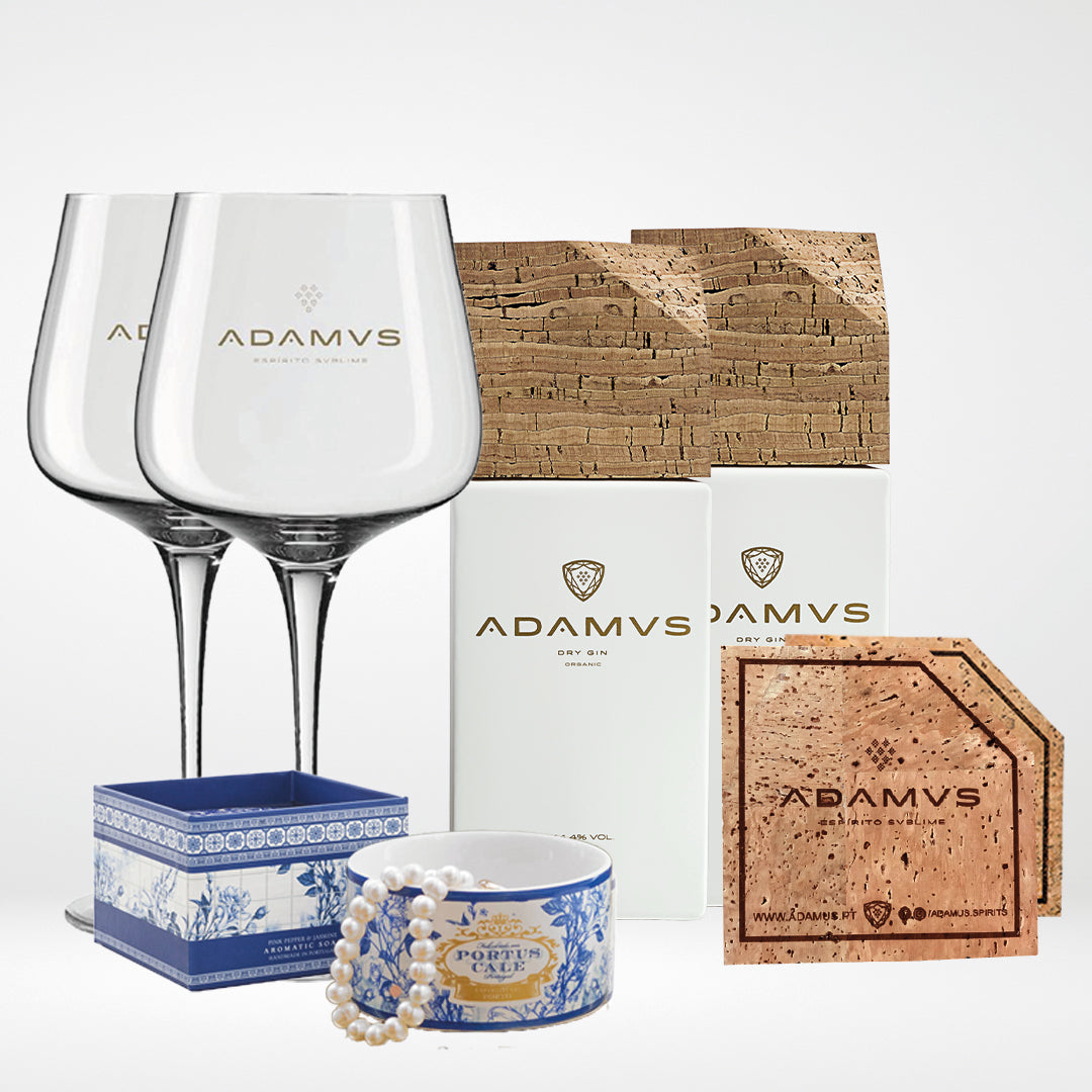 Adamus Pack of Organic Dry Gin & Castelbel Soap in Jewelry Box
